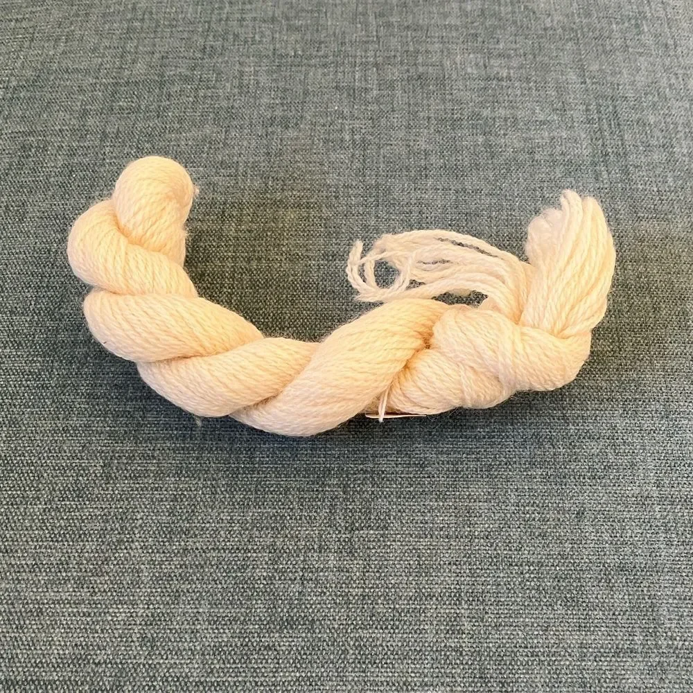 White Needlepoint Thread Yarn